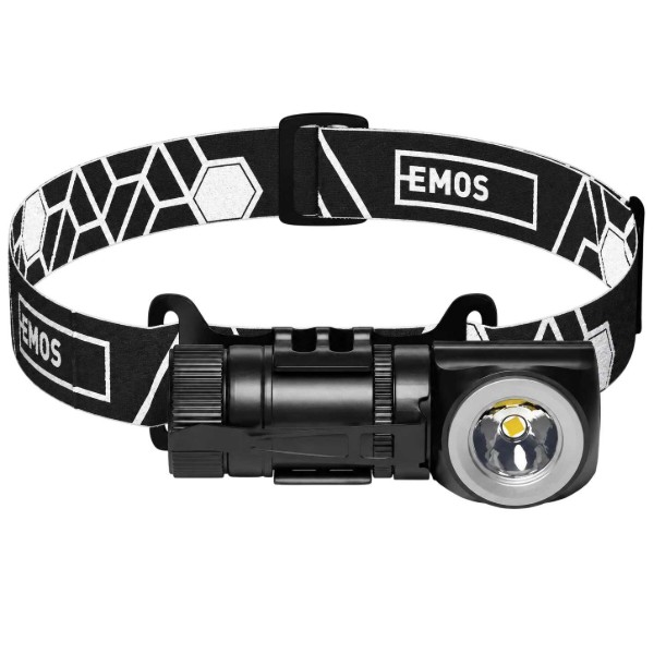 Фото - Ліхтар налобний EMOS LED P3544 500Lm Li-Ion 800 mAh налоб.пласт.